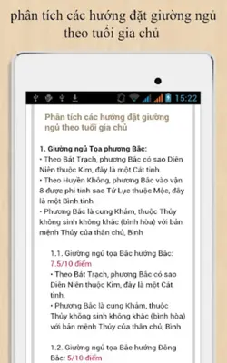 PHONG THỦY PHÒNG NGỦ android App screenshot 0