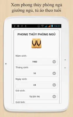 PHONG THỦY PHÒNG NGỦ android App screenshot 9