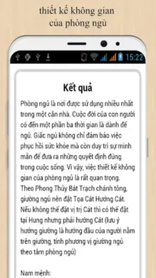 PHONG THỦY PHÒNG NGỦ android App screenshot 12