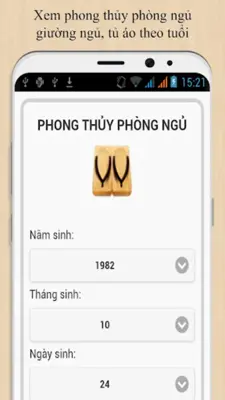 PHONG THỦY PHÒNG NGỦ android App screenshot 14