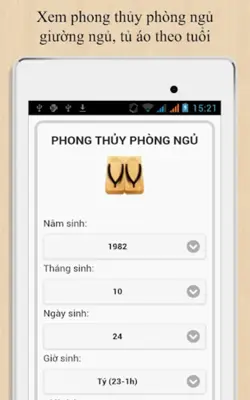 PHONG THỦY PHÒNG NGỦ android App screenshot 4