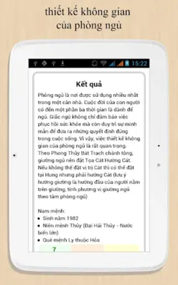 PHONG THỦY PHÒNG NGỦ android App screenshot 7